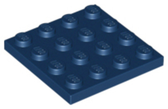 LEGO® Alkatrészek (Pick a Brick) 6027625 - Sötét kék 4X4 Lapos Elem