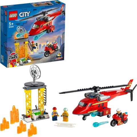 LEGO® City 60281 - Tűzoltó mentőhelikopter