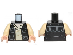 Fekete Han Solo felsőtest