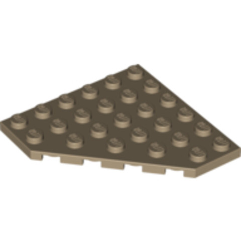 LEGO® Alkatrészek (Pick a Brick) 6030845 - Sötét Bézs 6x6 Lapos Sarokelem