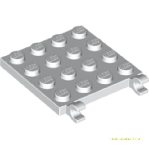 LEGO® Alkatrészek (Pick a Brick) 6030965 - Fehér 4x4 Lap Csatlakozókkal