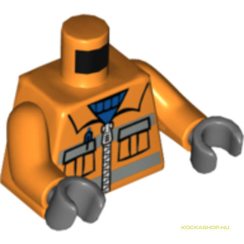 LEGO® Alkatrészek (Pick a Brick) 6031982 - Narancs Minifigura Felsőrész