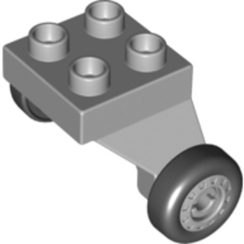 LEGO® Alkatrészek (Pick a Brick) 6032643 - Világos kékes-szürke DUPLO repülő futomű