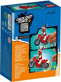 LEGO® City 60332 - Vakmerő skorpió kaszkadőr motorkerékpár