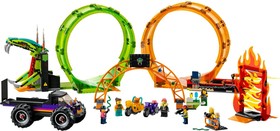 LEGO® City 60339 - Kaszkadőr aréna dupla hurokkal