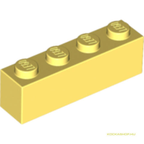 LEGO® Alkatrészek (Pick a Brick) 6036232 - Halvány Sárga 1x4 Elem