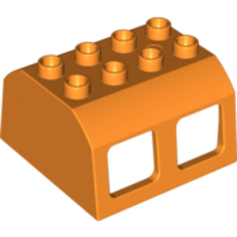 LEGO® Alkatrészek (Pick a Brick) 6036407 - narancssárga vonat kabin