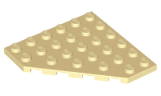LEGO® Alkatrészek (Pick a Brick) 6036485 - Bézs 6x6 Lapos Sarokelem