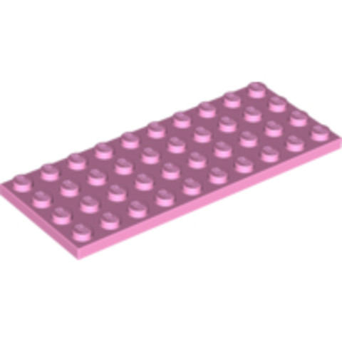 LEGO® Alkatrészek (Pick a Brick) 6036495 - Világos Rózsaszn 4x10 Lapos Elem