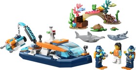 LEGO® City 60377 - Felfedező búvárhajó
