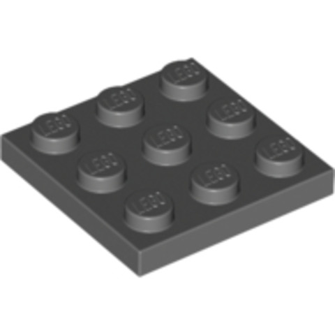 LEGO® Alkatrészek (Pick a Brick) 6039176 - Sötét Kékesszürke 3x3 Lap