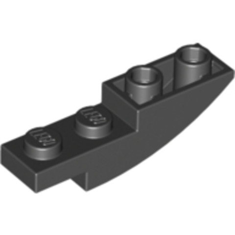LEGO® Alkatrészek (Pick a Brick) 6039869 - Fekete 1x4 Fordított Íves Elem