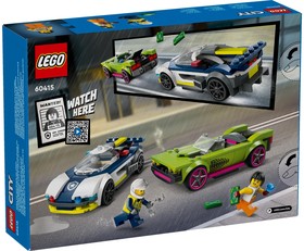 LEGO® City 60415 - Rendőrautó és sportkocsi hajsza