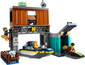 LEGO® City 60417 - Rendőrségi motorcsónak és a rablók rejtekhelye