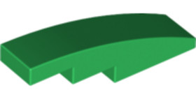 Zöld 1x4 lejtő elem