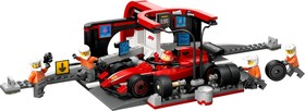 LEGO® City 60443 - F1®-es boxutca és személyzet, Ferrari autóval