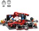 LEGO® City 60443 - F1®-es boxutca és személyzet, Ferrari autóval