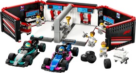 LEGO® City 60444 - F1®-es garázs, Mercedes-AMG és Alpine autók