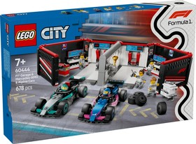 LEGO® City 60444 - F1®-es garázs, Mercedes-AMG és Alpine autók