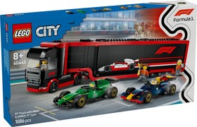 LEGO® City 60445 - F1®-es kamion, RB20 és AMR24 F1®-es autókkal