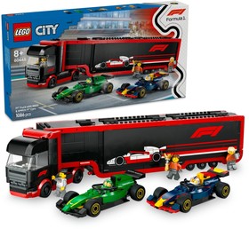 LEGO® City 60445 - F1®-es kamion, RB20 és AMR24 F1®-es autókkal