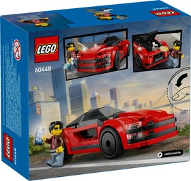 LEGO® City 60448 - Piros sportautó