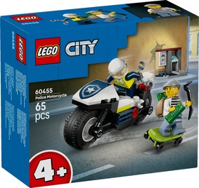 LEGO® City 60455 - Üldözés rendőrségi motorkerékpárral