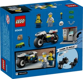 LEGO® City 60455 - Üldözés rendőrségi motorkerékpárral