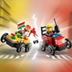 LEGO® City 60458 - Pizzásautó vs. tűzoltóautó, versenyautós csomag