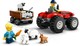 LEGO® City 60461 - Piros traktor, utánfutó és juhok