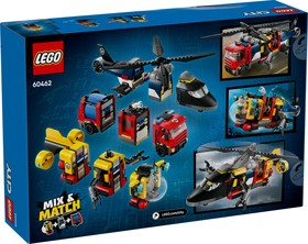 LEGO® City 60462 - Helikopter, tűzoltóautó és tengeralattjáró egy csomagban