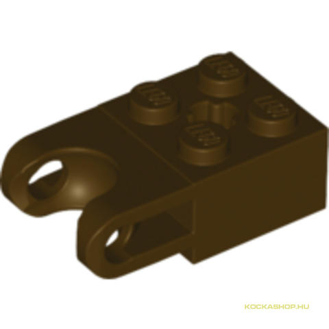 LEGO® Alkatrészek (Pick a Brick) 6046942 - Sötétbarna 2x2 Módosított elem gömbcsatlakozóval