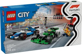 LEGO® City 60474 - F1® rajt VCARB és Sauber versenyautókkal