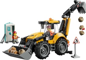 LEGO® City 60480 - Sárga árokásó-rakodó
