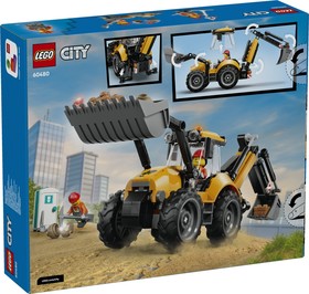 LEGO® City 60480 - Sárga árokásó-rakodó