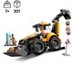 LEGO® City 60480 - Sárga árokásó-rakodó