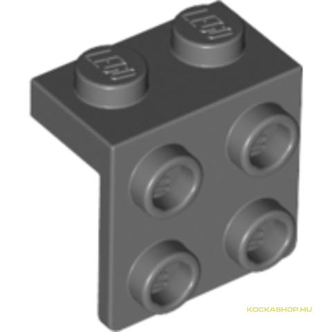 LEGO® Alkatrészek (Pick a Brick) 6048854 - Sötét kékesszürke 1x2/2x2 módosított laposelem