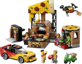 LEGO® City 60496 - Pizzéria kiszállító járművekkel