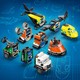 LEGO® City 60505 - Repülőgép, emelőkosaras kocsi és légpárnás jármű remix