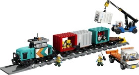 LEGO® City 60509 - Kikötői tehervonat daruval és teherautóval