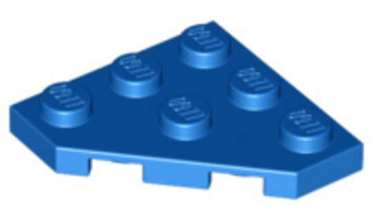 LEGO® Alkatrészek (Pick a Brick) 6051596 - Homokkék 3X3 Lapos Sarokelem