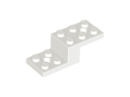 LEGO® Alkatrészek (Pick a Brick) 6053026 - Fehér 5X2X1 Lépcsős Elem + 2 Lyukkal