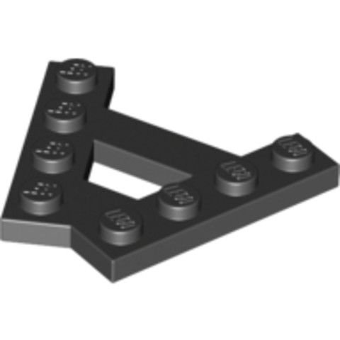 LEGO® Alkatrészek (Pick a Brick) 6054852 - Fekete 4M 45° Ék Alakú Lapos elem
