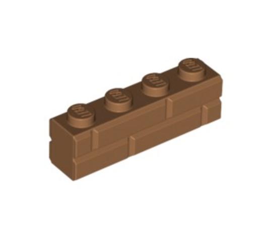 LEGO® Alkatrészek (Pick a Brick) 6055309 - Közepes testszín 1x4 kőműves elem