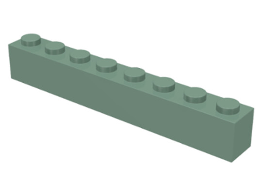LEGO® Alkatrészek (Pick a Brick) 6055565 - Homok zöld 1X1X8 Elem, használt