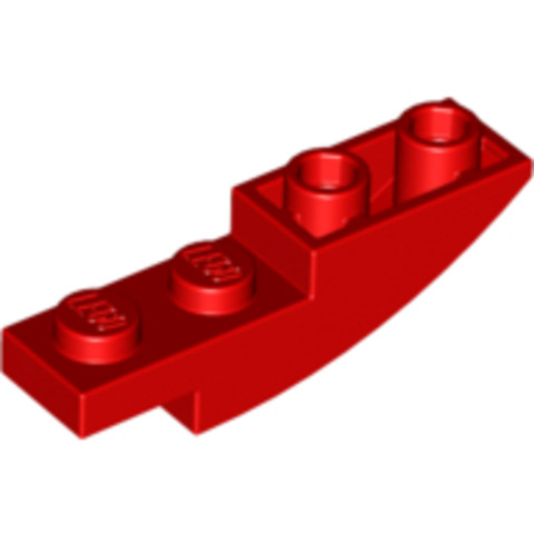 LEGO® Alkatrészek (Pick a Brick) 6057432 - Piros 1x4 Fordított Íves Elem