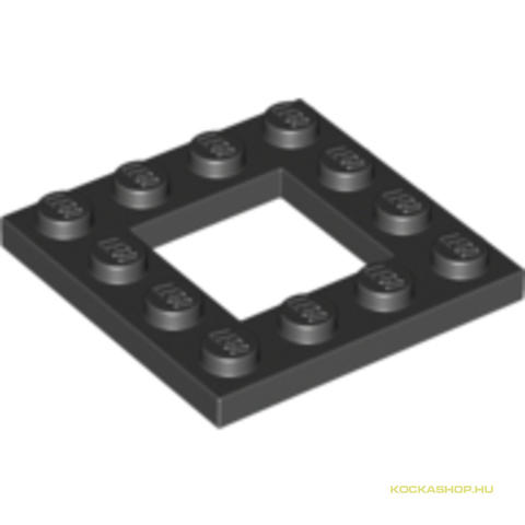 LEGO® Alkatrészek (Pick a Brick) 6058118 - Fekete 4x4 Módosított Lapos Elem