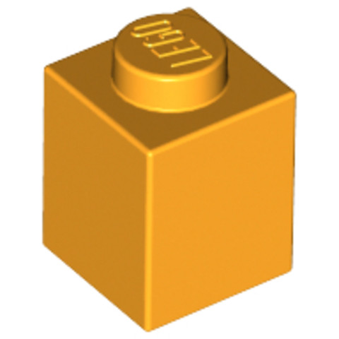 LEGO® Alkatrészek (Pick a Brick) 6061685 - Világos narancssárga 1X1X1 Kocka