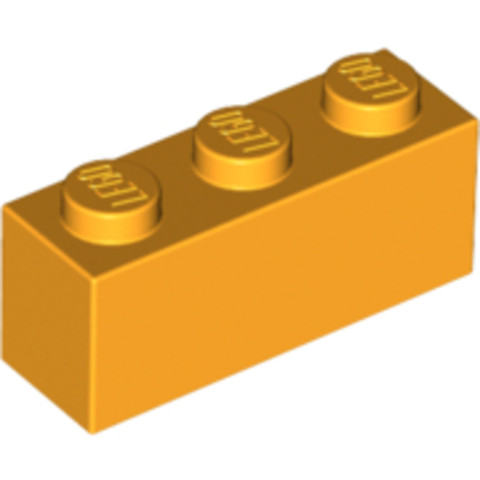 LEGO® Alkatrészek (Pick a Brick) 6061688 - Halvány narancssárga 1X1X3 Elem