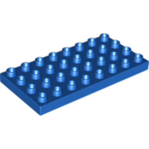 LEGO® Alkatrészek (Pick a Brick) 6063473 - DUPLO Kék 4x8 Laposelem